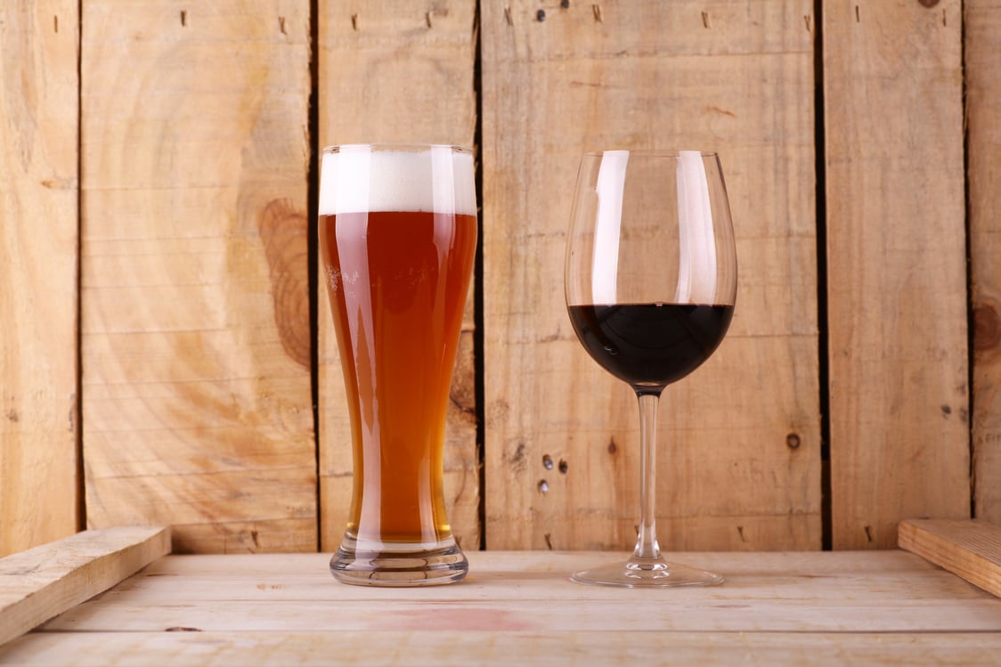 Beer versus wine